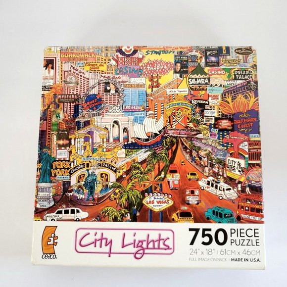 Ceaco Around The World - Las Vegas 550 Piece Jigsaw Puzzle 1 thumbnail image